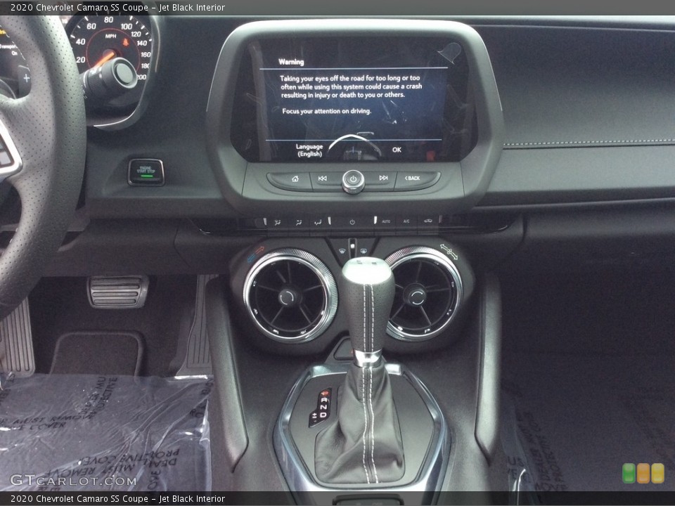 Jet Black Interior Controls for the 2020 Chevrolet Camaro SS Coupe #136074567