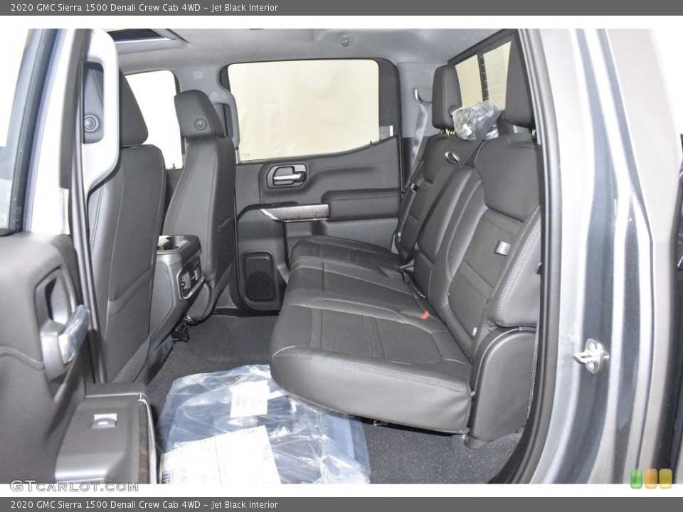 Jet Black Interior Rear Seat for the 2020 GMC Sierra 1500 Denali Crew Cab 4WD #136080174