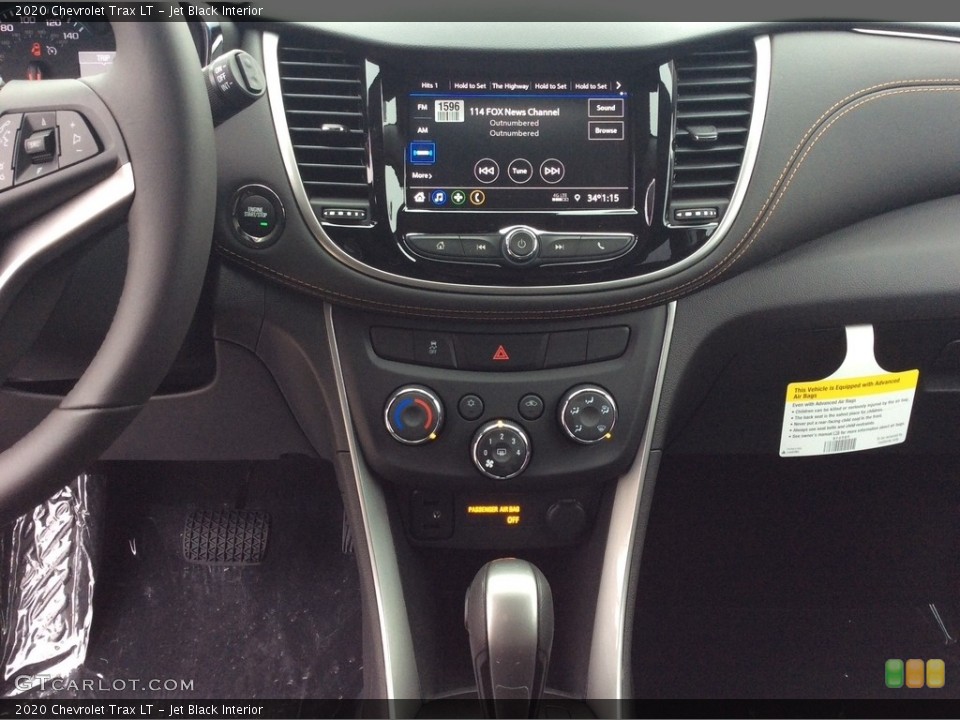 Jet Black Interior Controls for the 2020 Chevrolet Trax LT #136086791