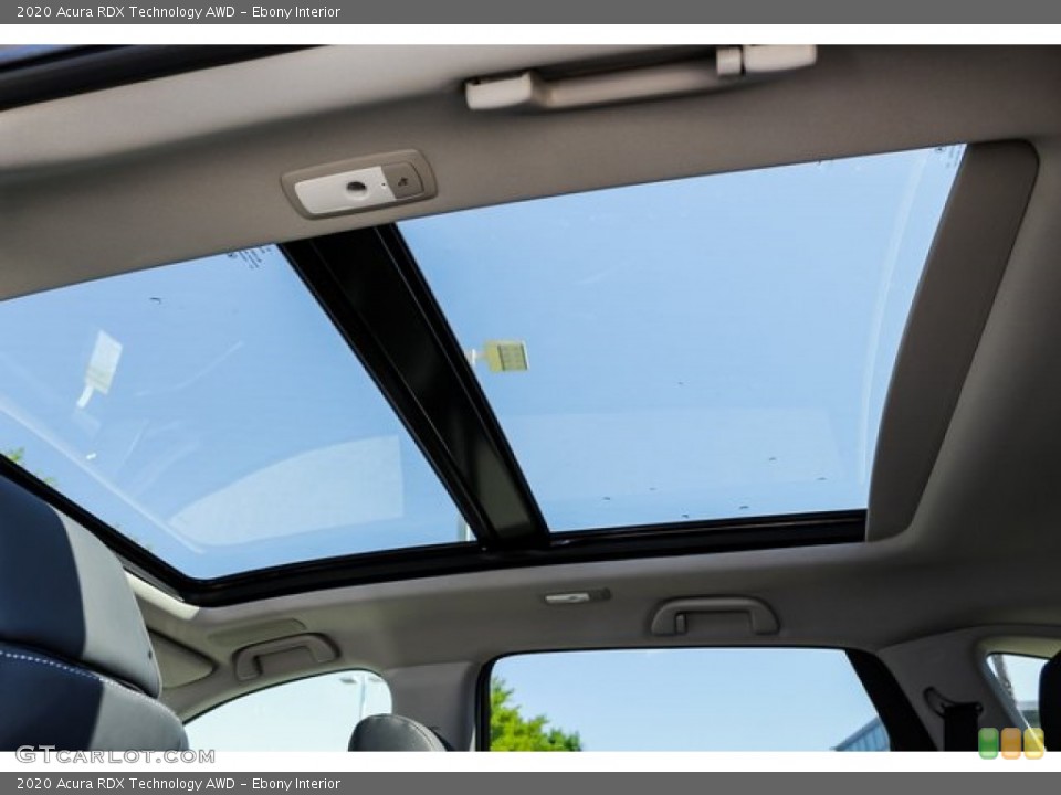 Ebony Interior Sunroof for the 2020 Acura RDX Technology AWD #136087853