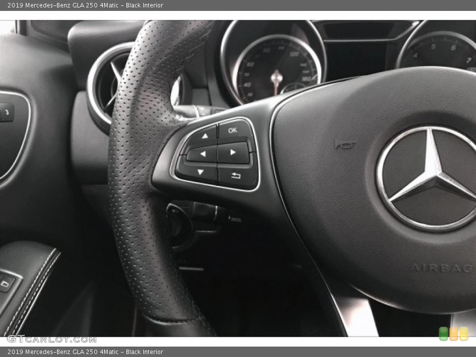 Black Interior Steering Wheel for the 2019 Mercedes-Benz GLA 250 4Matic #136089000