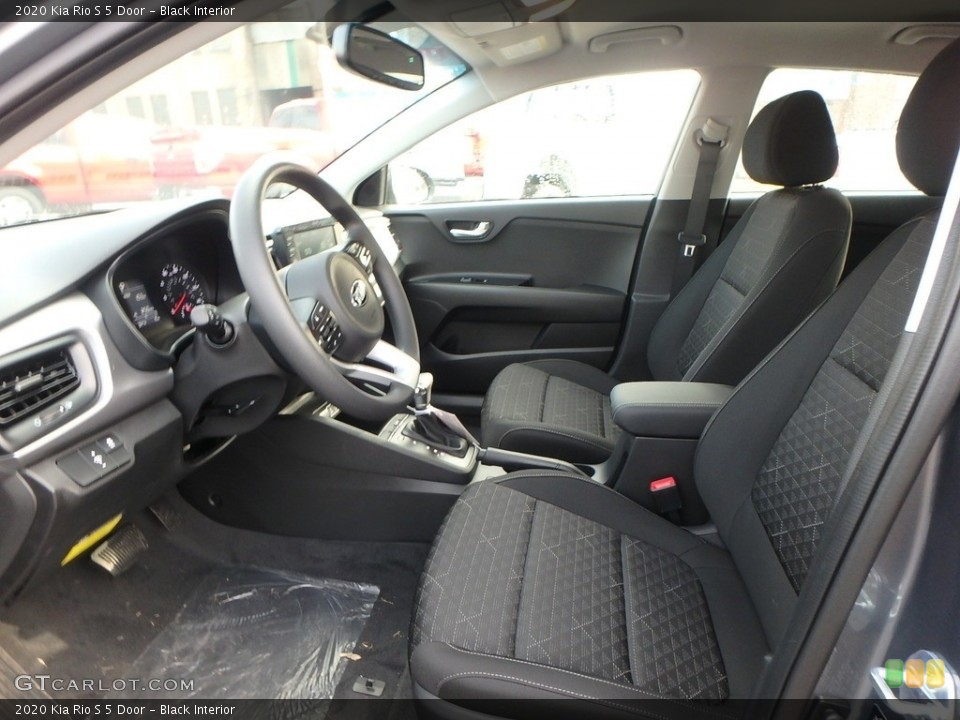 Black Interior Front Seat for the 2020 Kia Rio S 5 Door #136090136