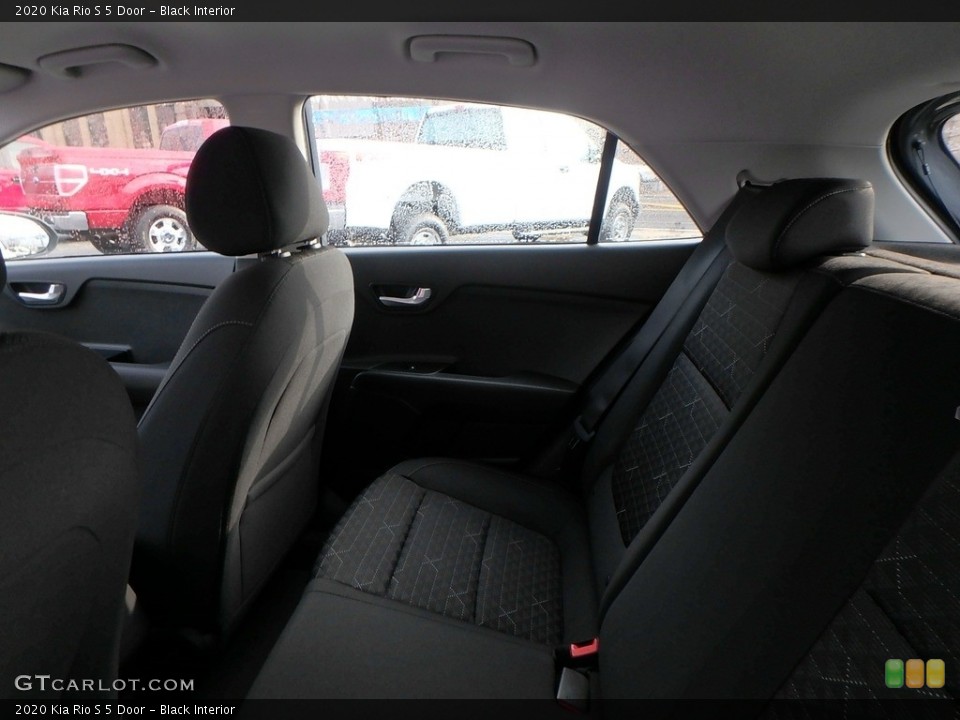 Black Interior Rear Seat for the 2020 Kia Rio S 5 Door #136090163