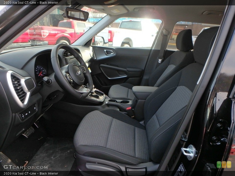 Black Interior Front Seat for the 2020 Kia Soul GT-Line #136090739