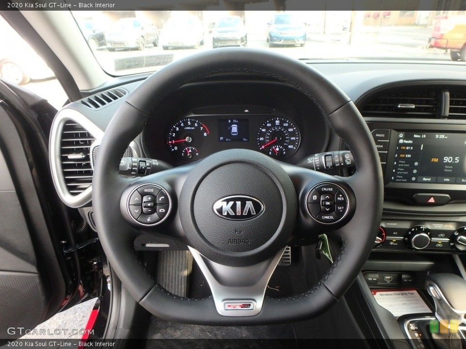 Black Interior Steering Wheel for the 2020 Kia Soul GT-Line #136090874