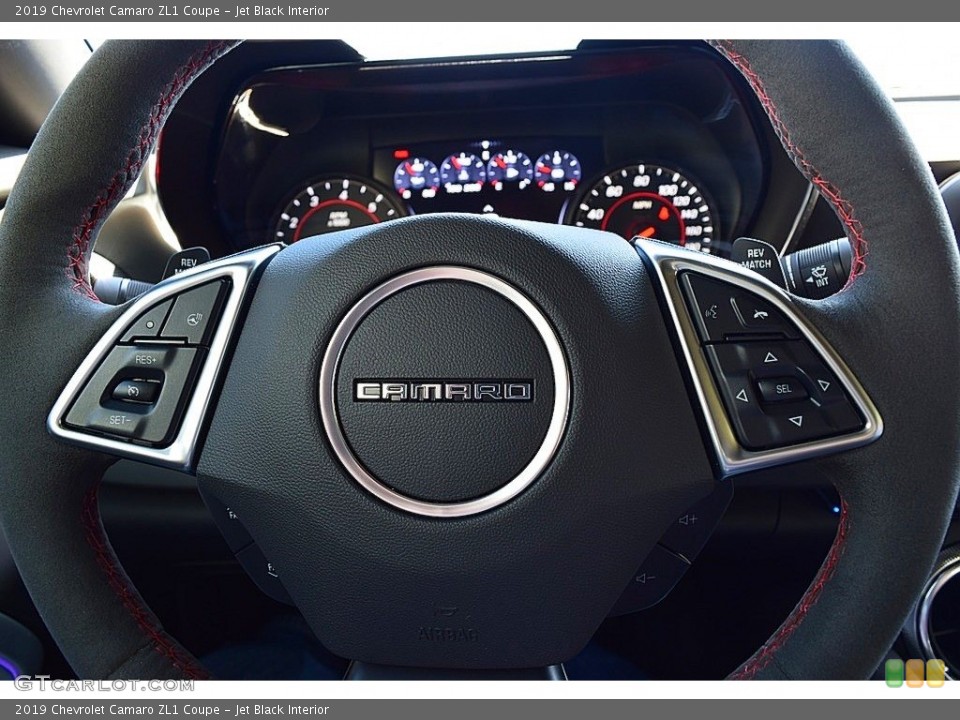 Jet Black Interior Steering Wheel for the 2019 Chevrolet Camaro ZL1 Coupe #136091222