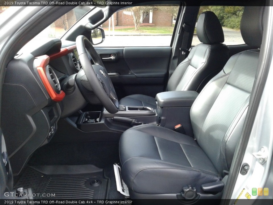TRD Graphite Interior Front Seat for the 2019 Toyota Tacoma TRD Off-Road Double Cab 4x4 #136093142