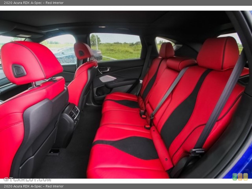 Red Interior Rear Seat for the 2020 Acura RDX A-Spec #136094357