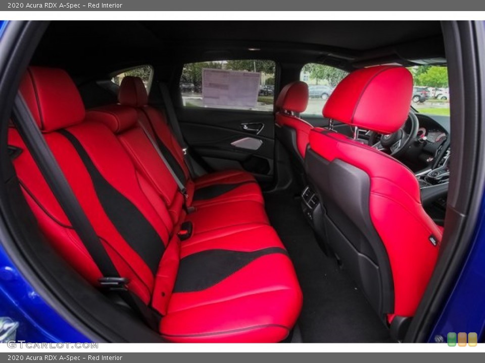 Red Interior Rear Seat for the 2020 Acura RDX A-Spec #136094408
