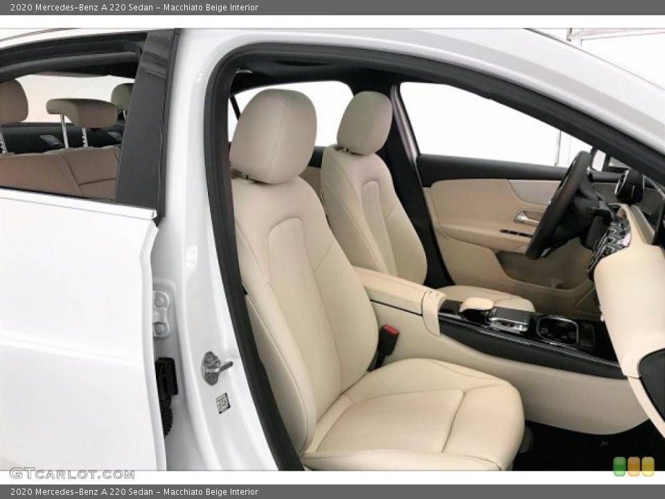 Macchiato Beige Interior Front Seat for the 2020 Mercedes-Benz A 220 Sedan #136097066