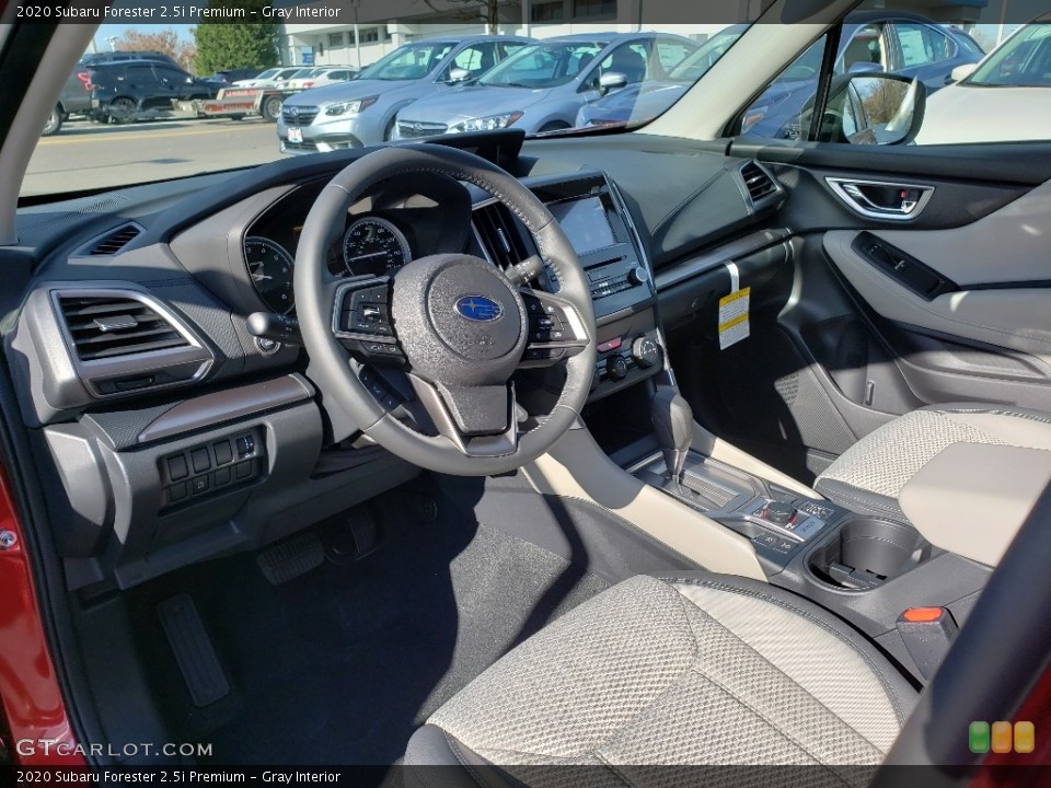Gray Interior Photo for the 2020 Subaru Forester 2.5i Premium #136097228