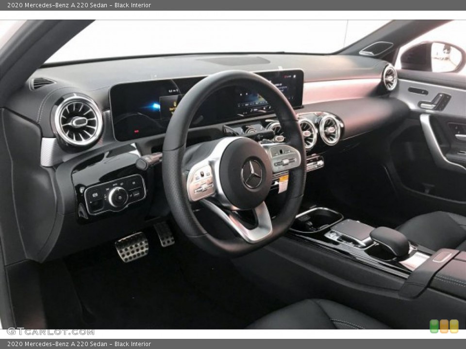 Black Interior Dashboard for the 2020 Mercedes-Benz A 220 Sedan #136097252