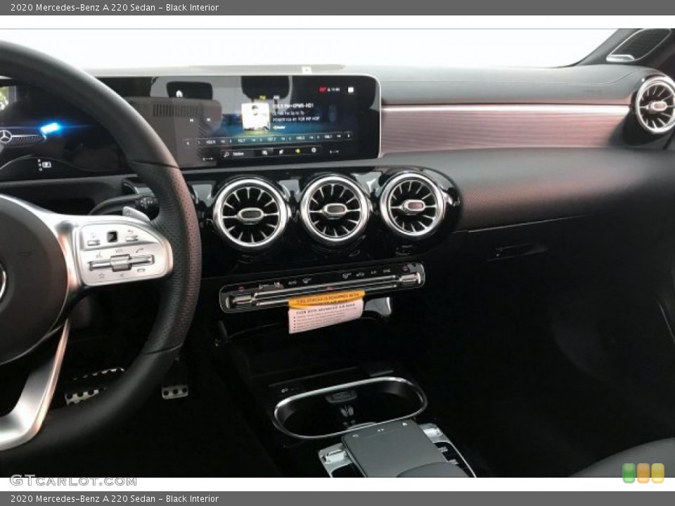 Black Interior Controls for the 2020 Mercedes-Benz A 220 Sedan #136097285