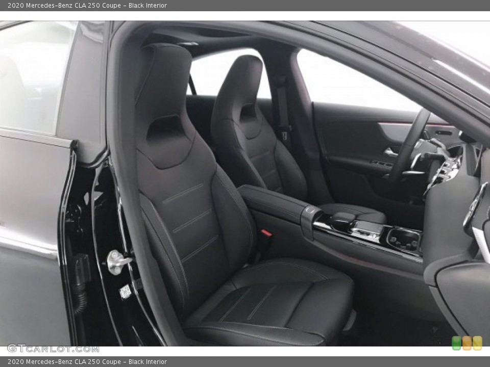 Black Interior Front Seat for the 2020 Mercedes-Benz CLA 250 Coupe #136097771