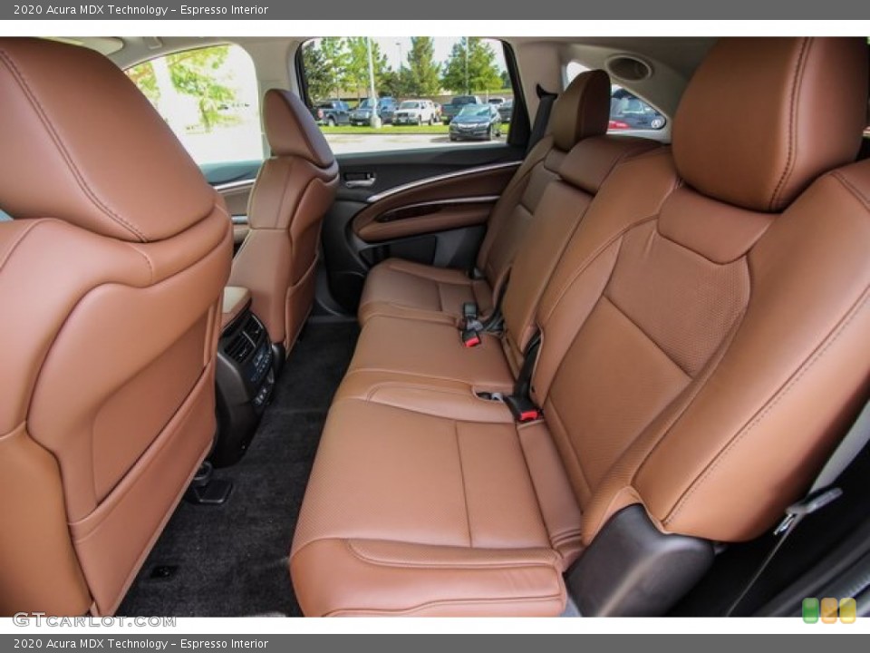 Espresso Interior Rear Seat for the 2020 Acura MDX Technology #136097921