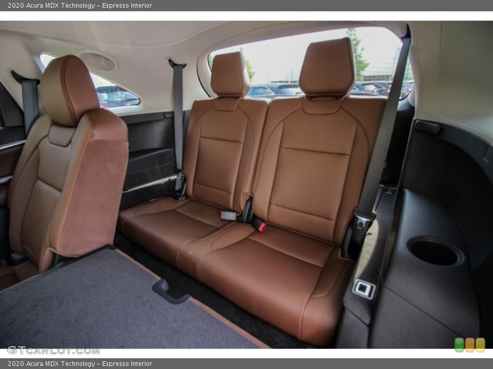 Espresso Interior Rear Seat for the 2020 Acura MDX Technology #136097942
