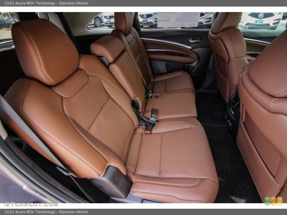 Espresso Interior Rear Seat for the 2020 Acura MDX Technology #136098005