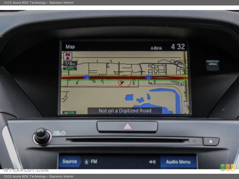 Espresso Interior Navigation for the 2020 Acura MDX Technology #136098116