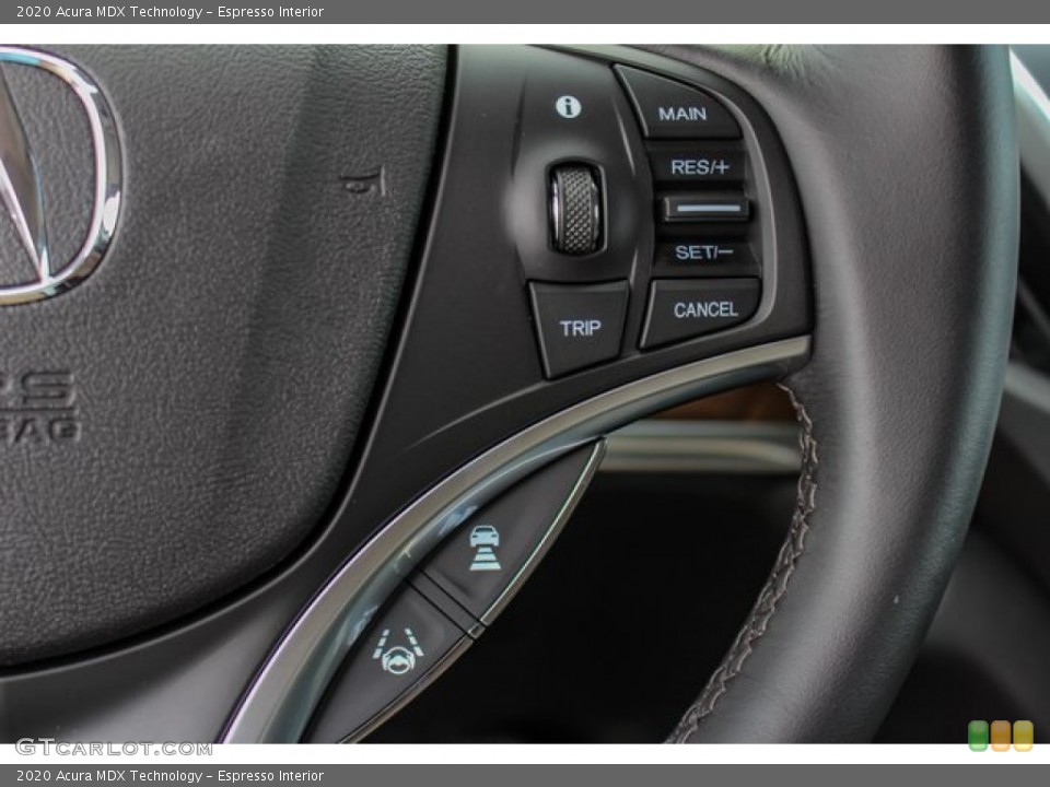 Espresso Interior Steering Wheel for the 2020 Acura MDX Technology #136098197