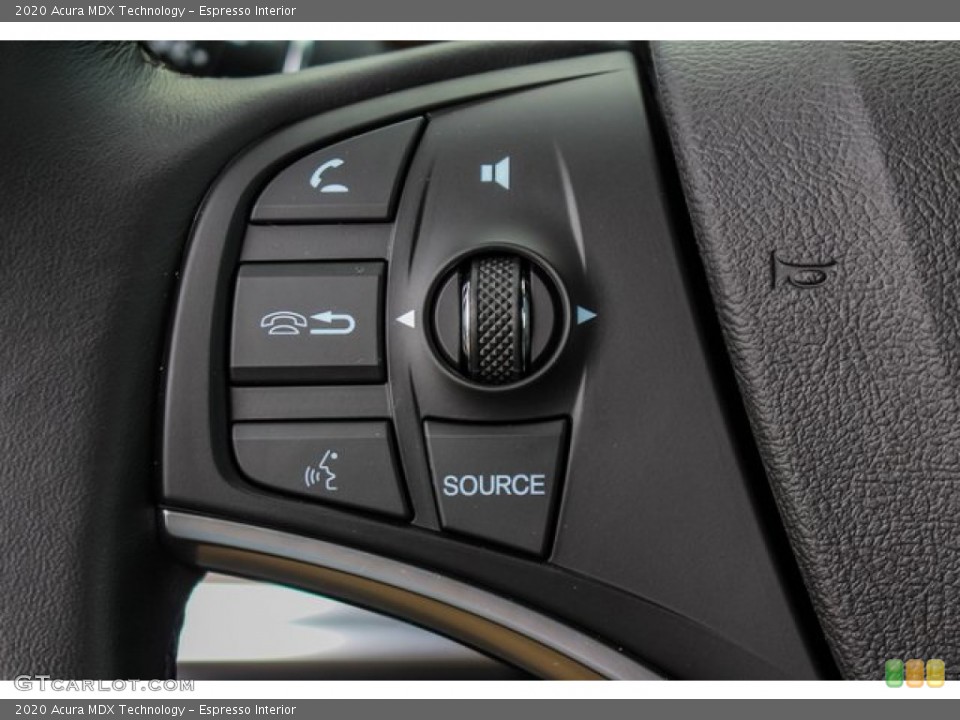 Espresso Interior Steering Wheel for the 2020 Acura MDX Technology #136098215