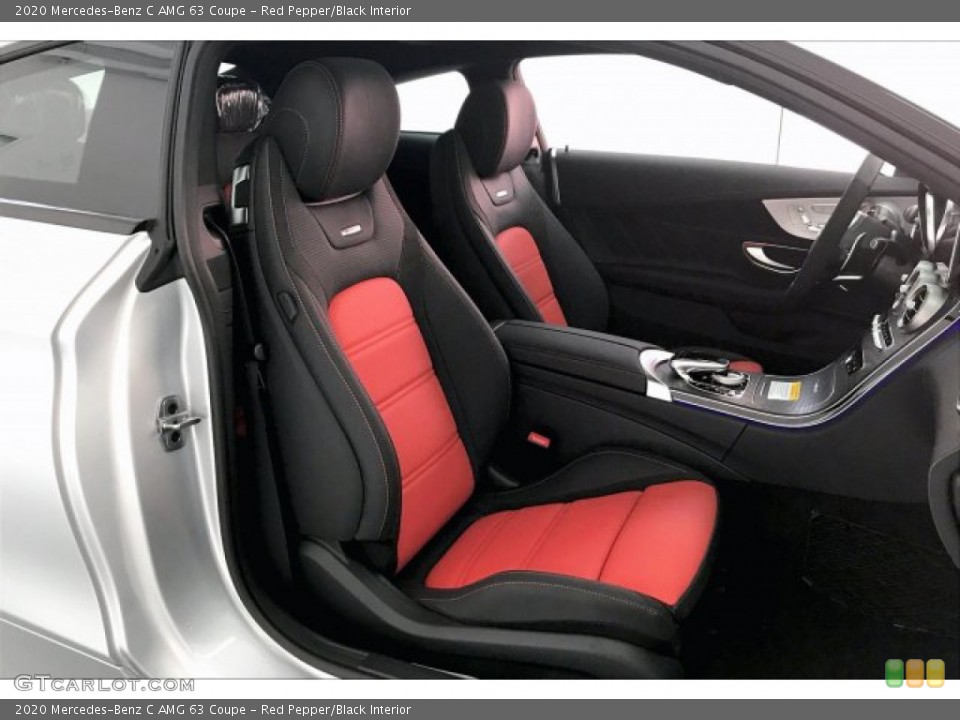 Red Pepper/Black Interior Front Seat for the 2020 Mercedes-Benz C AMG 63 Coupe #136098293