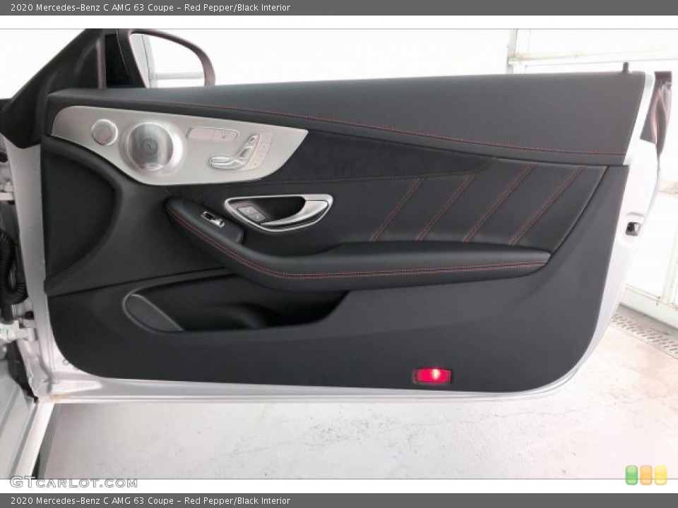 Red Pepper/Black Interior Door Panel for the 2020 Mercedes-Benz C AMG 63 Coupe #136098656