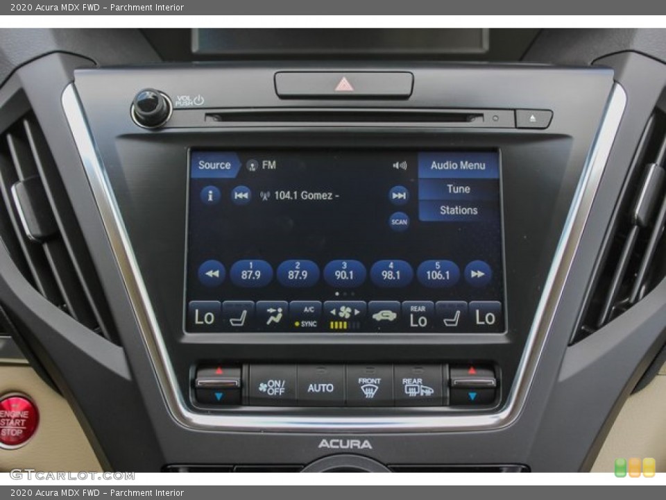 Parchment Interior Controls for the 2020 Acura MDX FWD #136100660
