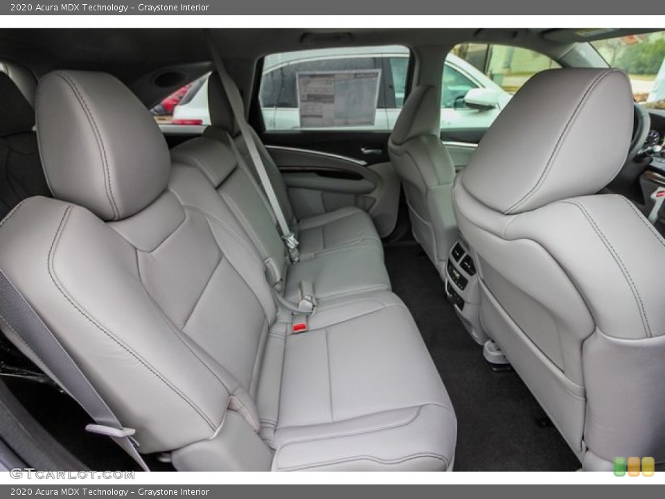 Graystone Interior Rear Seat for the 2020 Acura MDX Technology #136102253