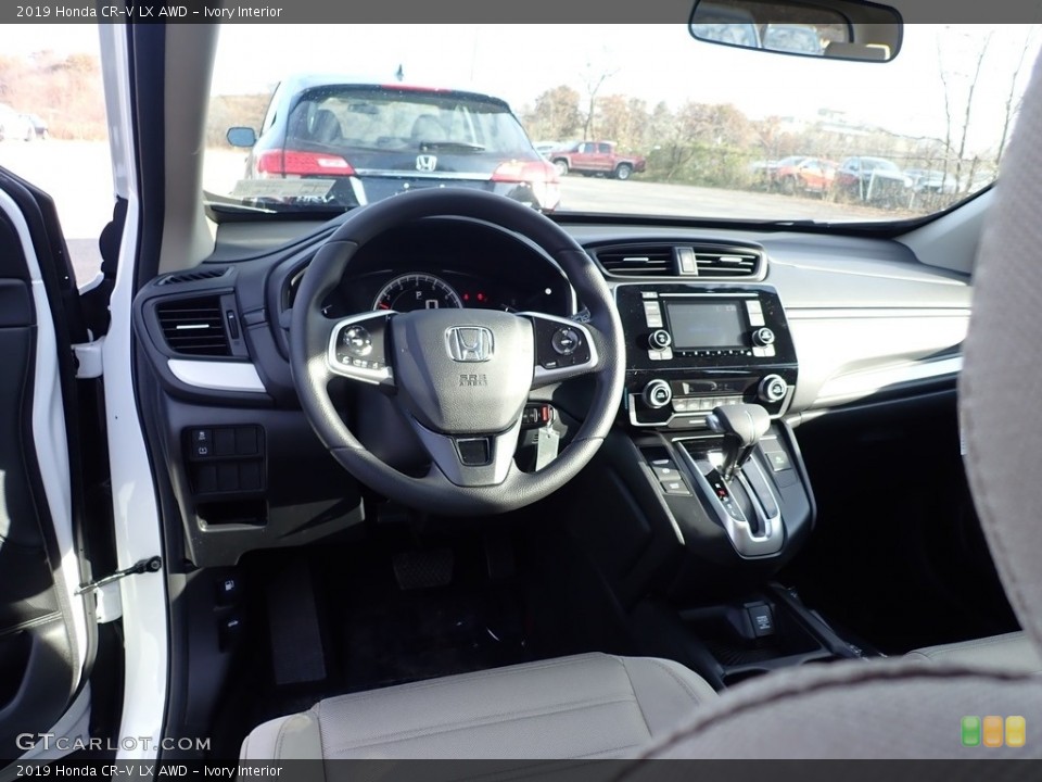 Ivory Interior Dashboard for the 2019 Honda CR-V LX AWD #136112495