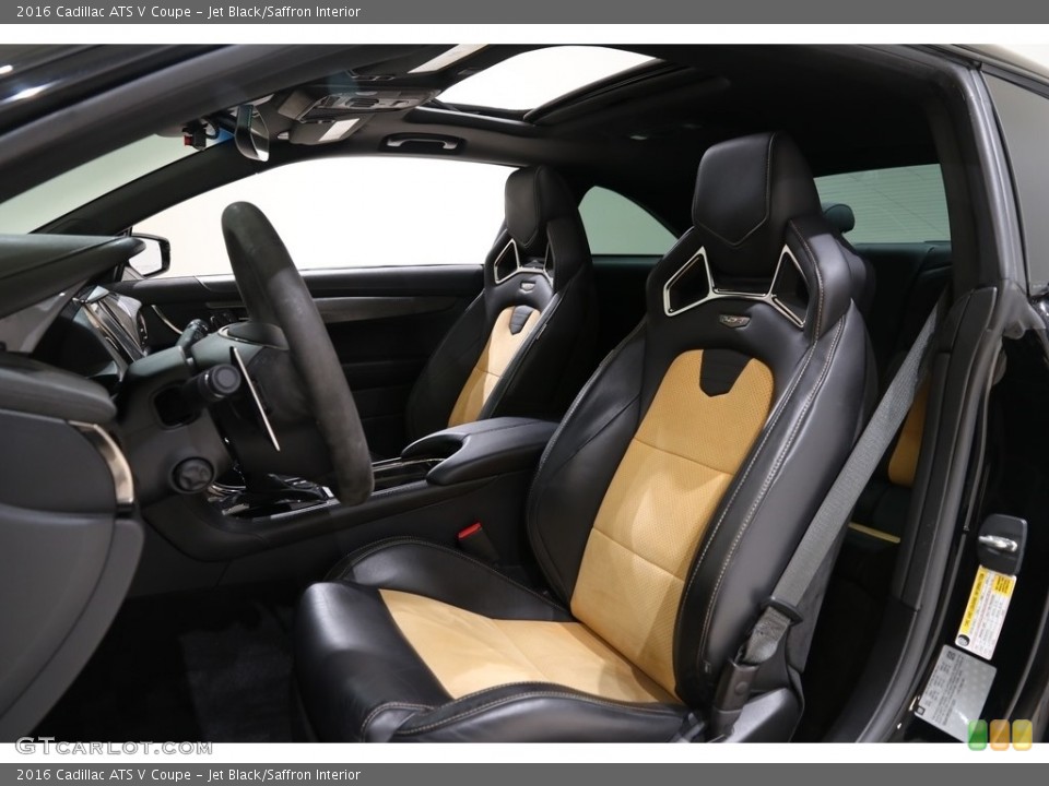 Jet Black/Saffron Interior Photo for the 2016 Cadillac ATS V Coupe #136113875