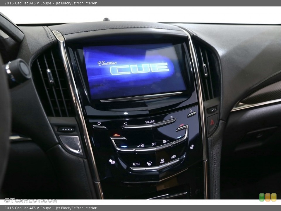 Jet Black/Saffron Interior Controls for the 2016 Cadillac ATS V Coupe #136113899