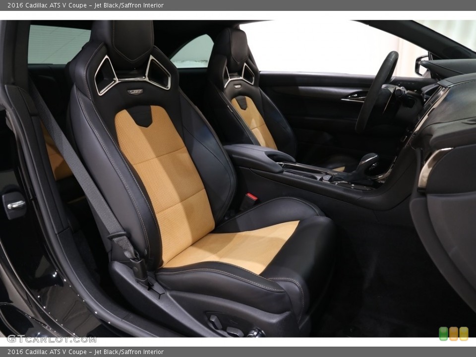 Jet Black/Saffron 2016 Cadillac ATS Interiors