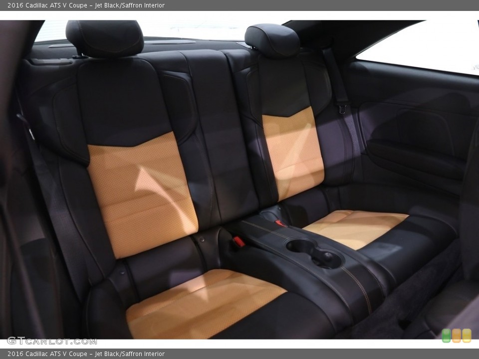 Jet Black/Saffron Interior Rear Seat for the 2016 Cadillac ATS V Coupe #136114088