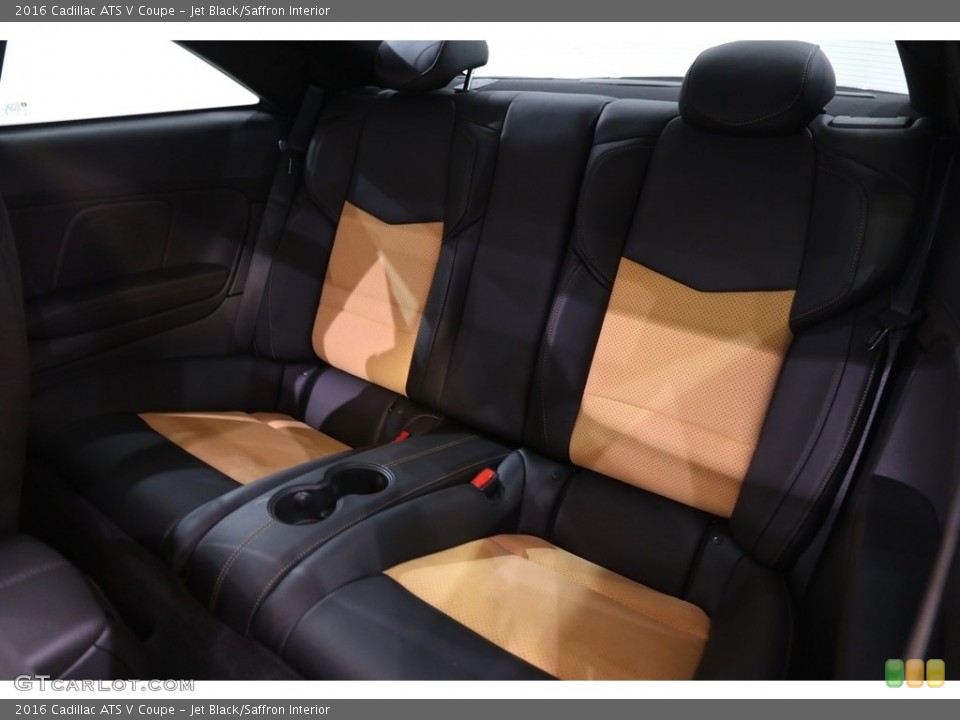 Jet Black/Saffron Interior Rear Seat for the 2016 Cadillac ATS V Coupe #136114109