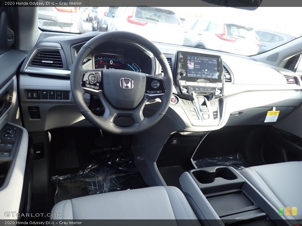 Gray Interior Dashboard for the 2020 Honda Odyssey EX-L #136114769