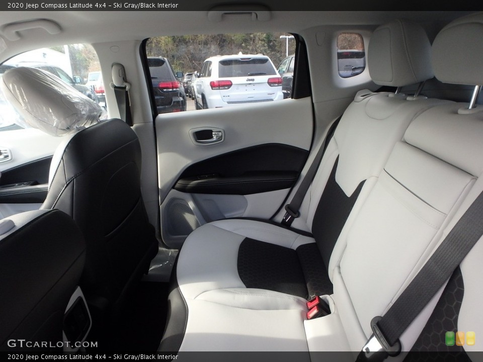 Ski Gray/Black Interior Rear Seat for the 2020 Jeep Compass Latitude 4x4 #136115831