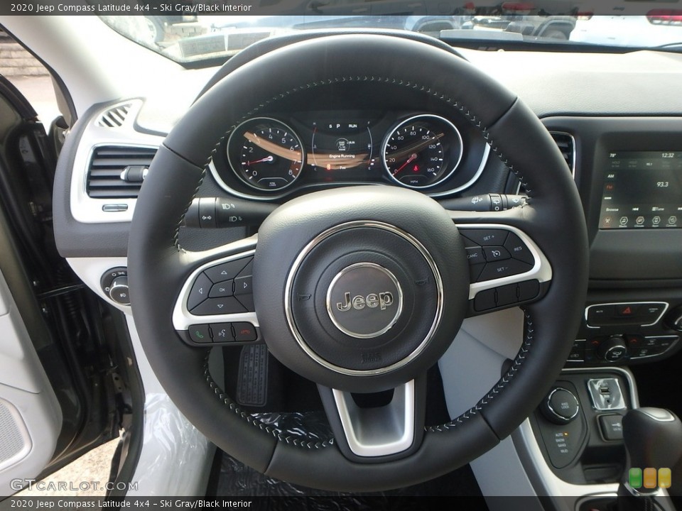 Ski Gray/Black Interior Steering Wheel for the 2020 Jeep Compass Latitude 4x4 #136115993