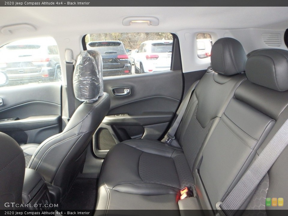 Black Interior Rear Seat for the 2020 Jeep Compass Altitude 4x4 #136116401