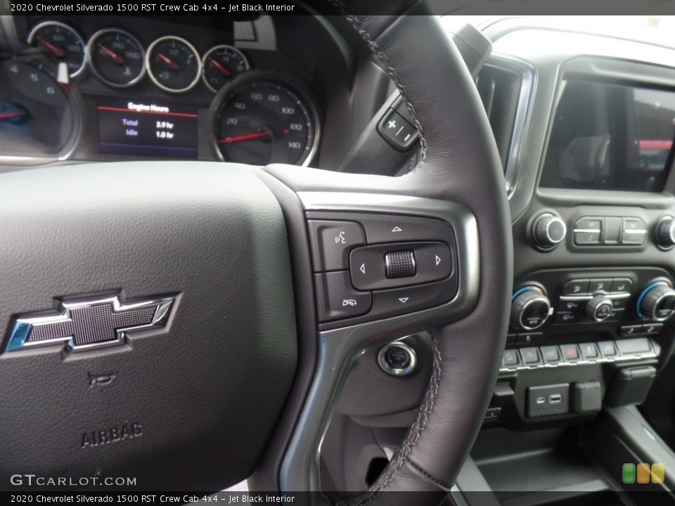 Jet Black Interior Steering Wheel for the 2020 Chevrolet Silverado 1500 RST Crew Cab 4x4 #136117517