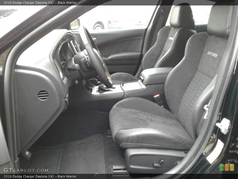 Black Interior Front Seat for the 2019 Dodge Charger Daytona 392 #136117970