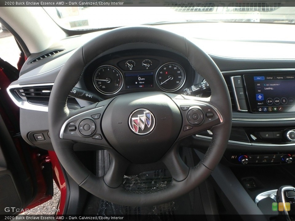 Dark Galvinized/Ebony Interior Steering Wheel for the 2020 Buick Enclave Essence AWD #136119548