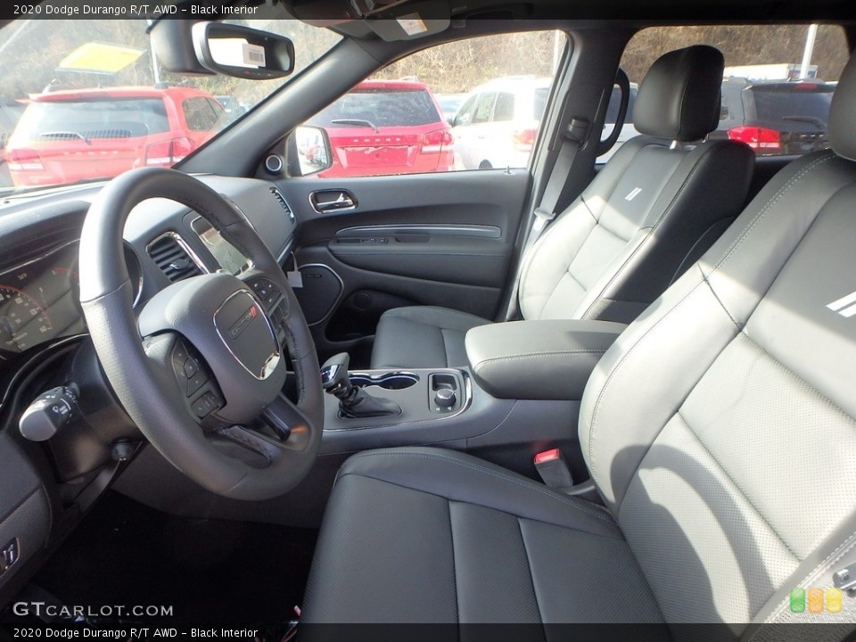 Black Interior Front Seat for the 2020 Dodge Durango R/T AWD #136119803