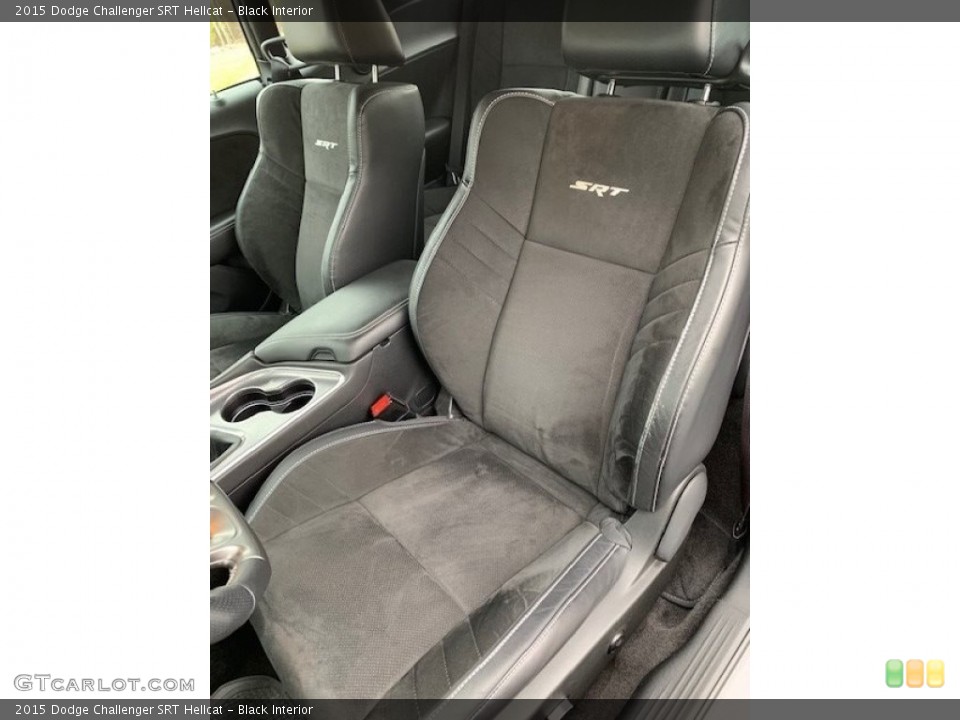 Black Interior Front Seat for the 2015 Dodge Challenger SRT Hellcat #136121663