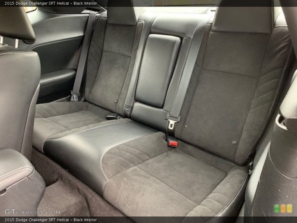 Black Interior Rear Seat for the 2015 Dodge Challenger SRT Hellcat #136121693