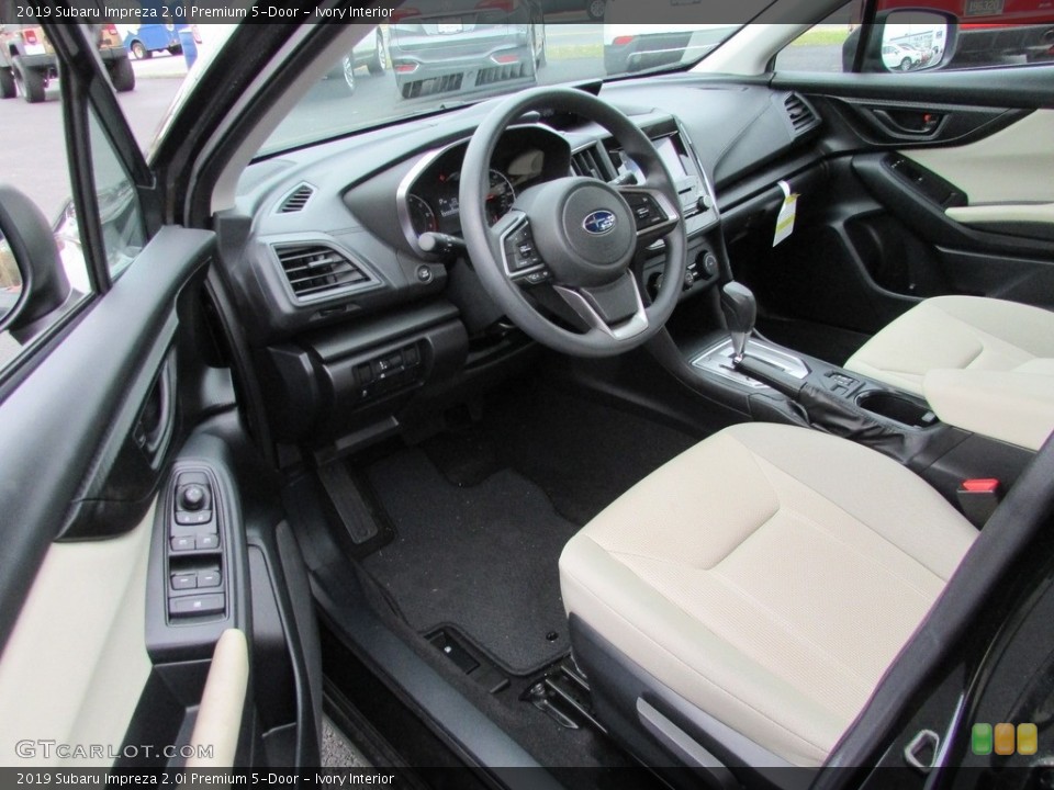 Ivory Interior Front Seat for the 2019 Subaru Impreza 2.0i Premium 5-Door #136124210