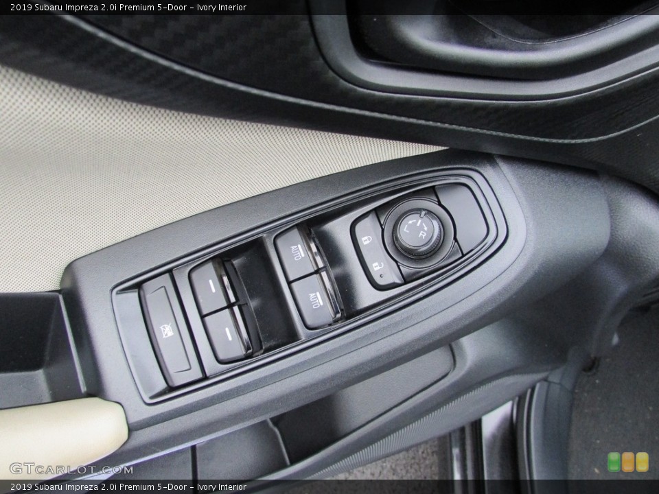 Ivory Interior Controls for the 2019 Subaru Impreza 2.0i Premium 5-Door #136124294