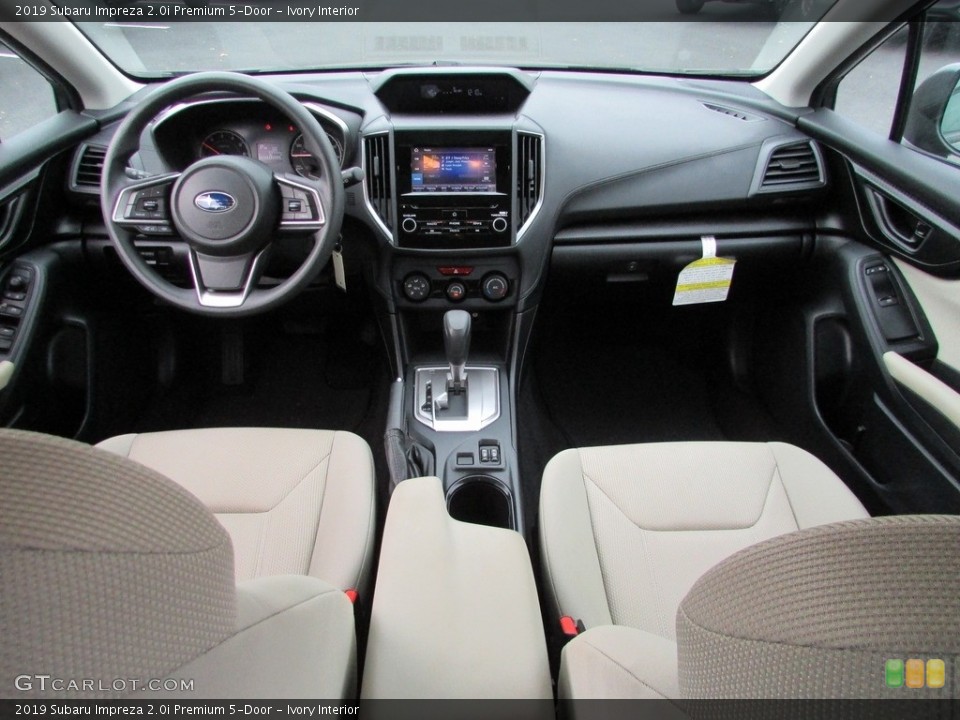 Ivory Interior Dashboard for the 2019 Subaru Impreza 2.0i Premium 5-Door #136124549