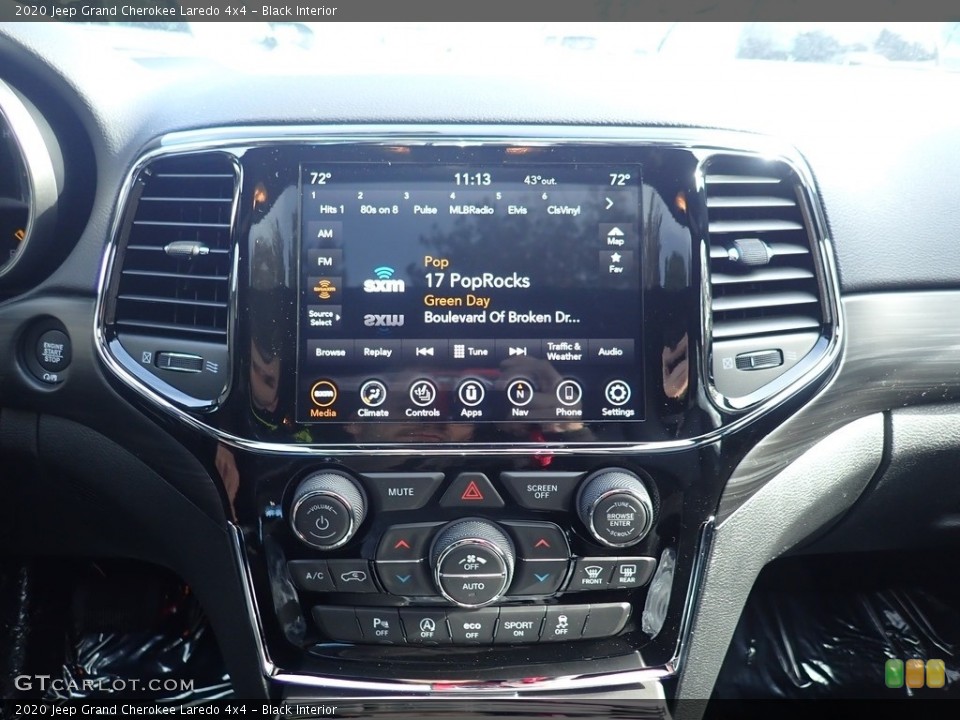 Black Interior Controls for the 2020 Jeep Grand Cherokee Laredo 4x4 #136126328