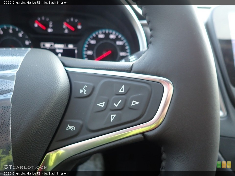Jet Black Interior Steering Wheel for the 2020 Chevrolet Malibu RS #136127012