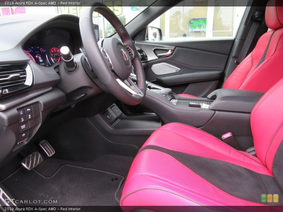 Red 2019 Acura RDX Interiors